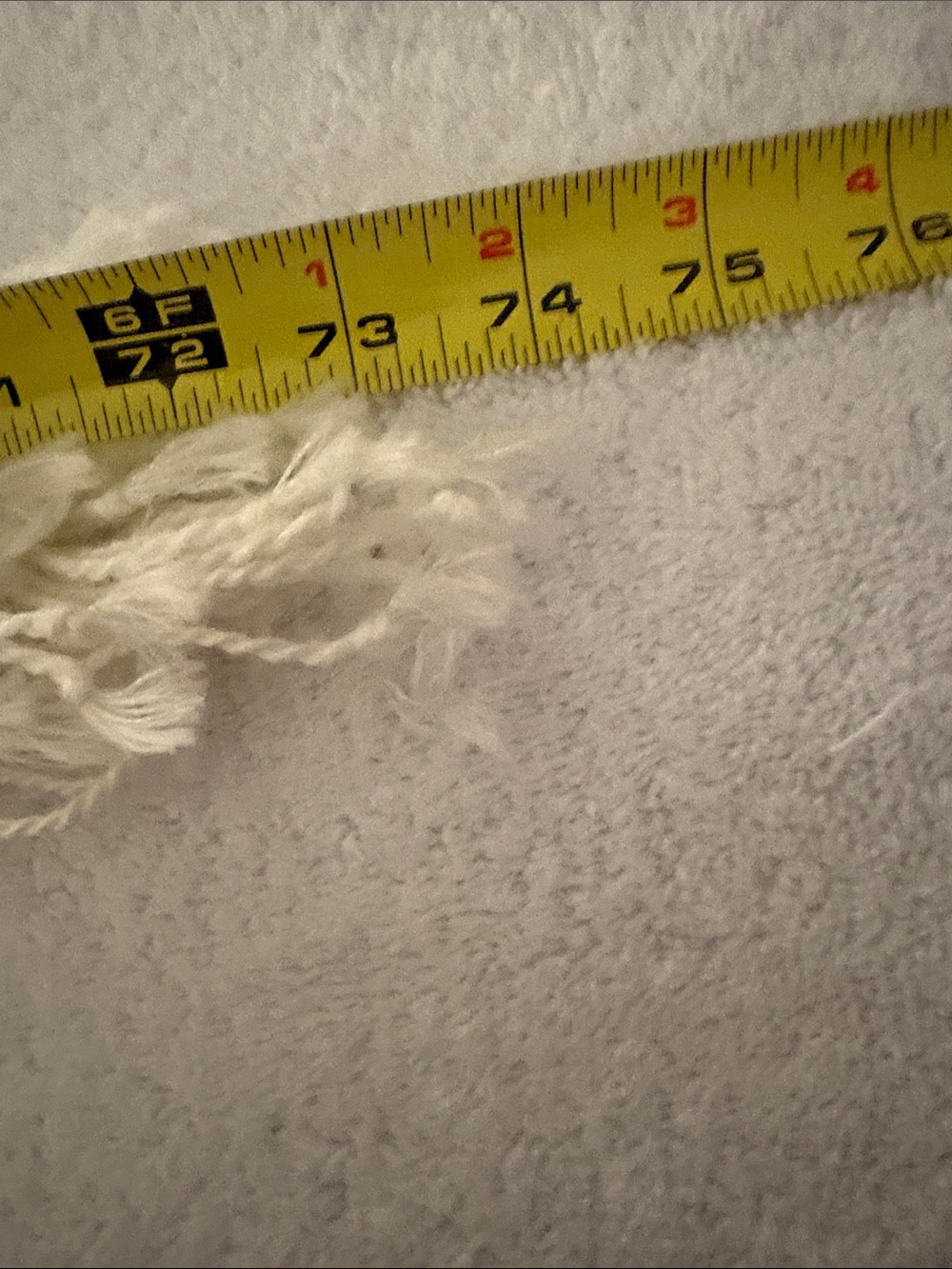 pashmina Cream Fringe Scarf - Picture 3 of 4